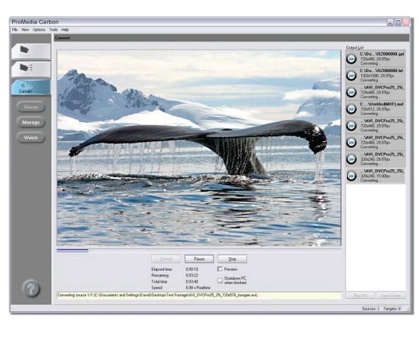 Rhozet ProMedia Carbon Transcoding Tool