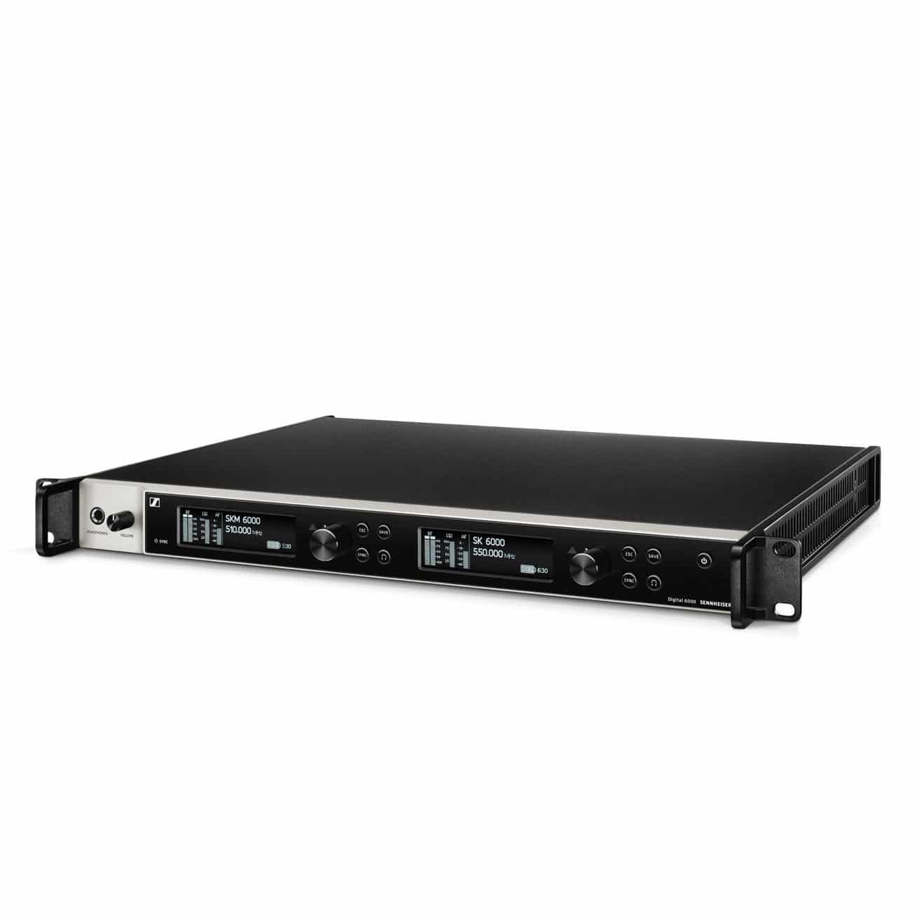 EM6000-Dante dual channel receivers