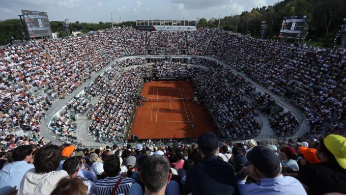 Rome, Italy 19.05.2024:  ALEXANDER ZVEREV VS NICOLAS JARRY (CHILE) during  final  match at Internazionali IBNL 2024 FINAL men?s ATP 1000 Open tennis t